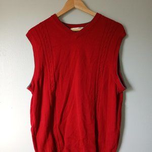 Vintage Red Cypress Hill Golfer's Vest